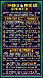 ⭐️Flower Menu⭐️