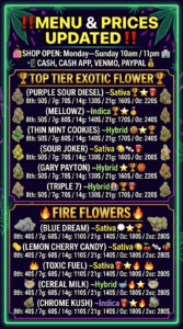 ⭐️Flower Menu⭐️